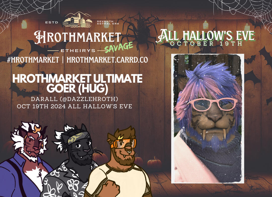 Oct 19th Hrothmarket Ultimate Goer - Darall Oct 19th Hrothmarket Ultimate Goer - Darall